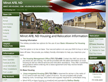 Tablet Screenshot of minotafbhousing.com